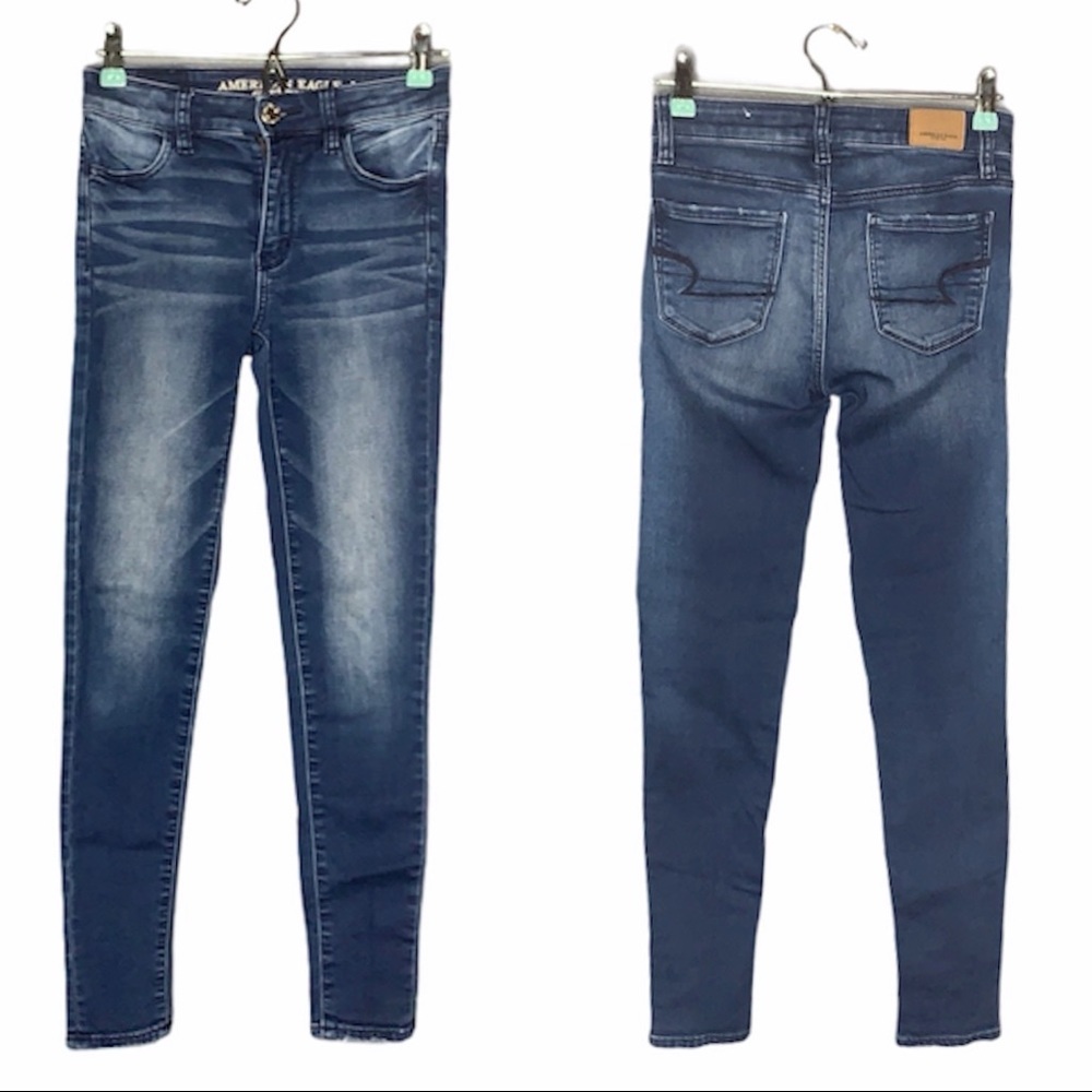 American Eagle Hi-Rise Jegging Jeans Size 0 Reg